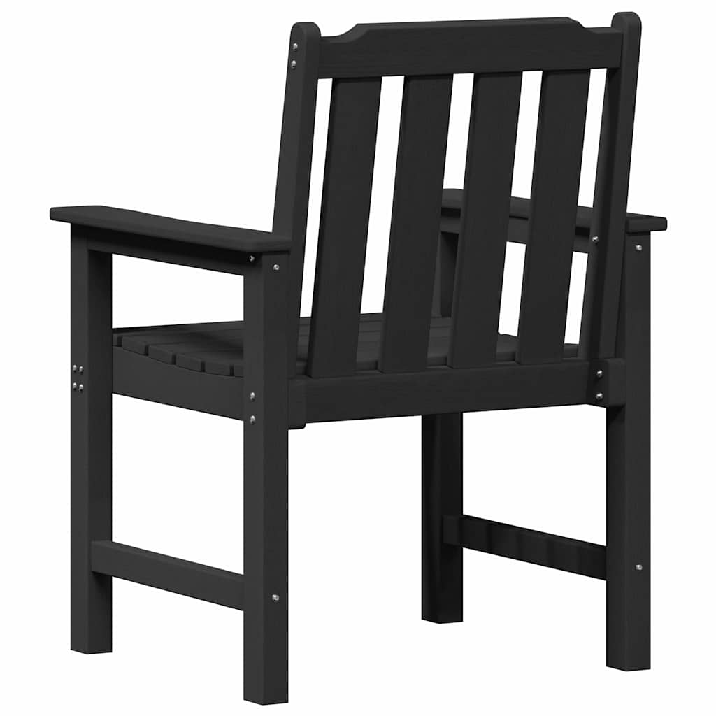 Gartenstuhl 6 pcs Schwarz 65,5 x 59 x 88 cm Polyethylen