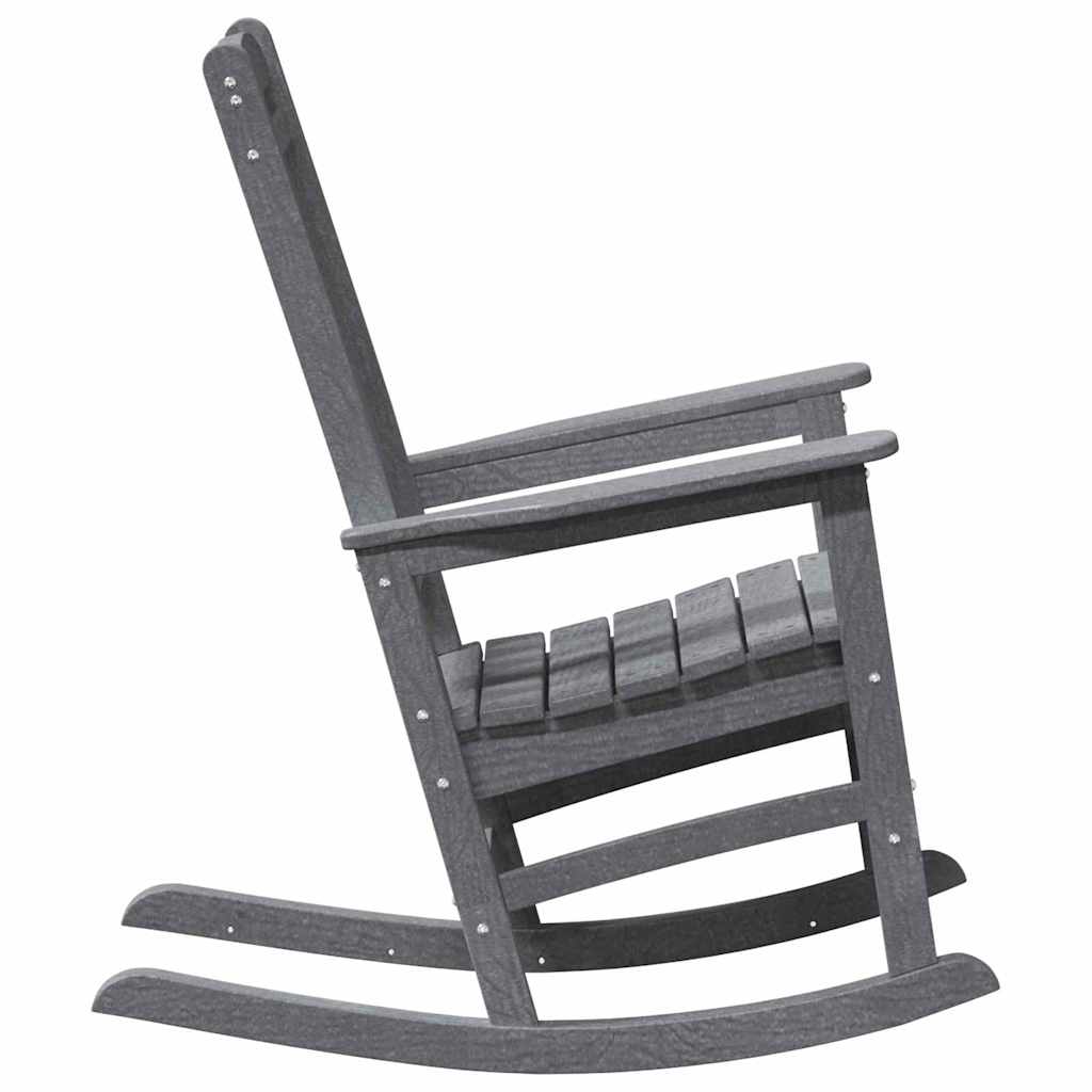 Schaukelstuhl 2 pcs Hellgrau 92 x 70 x 108 cm Polyethylen