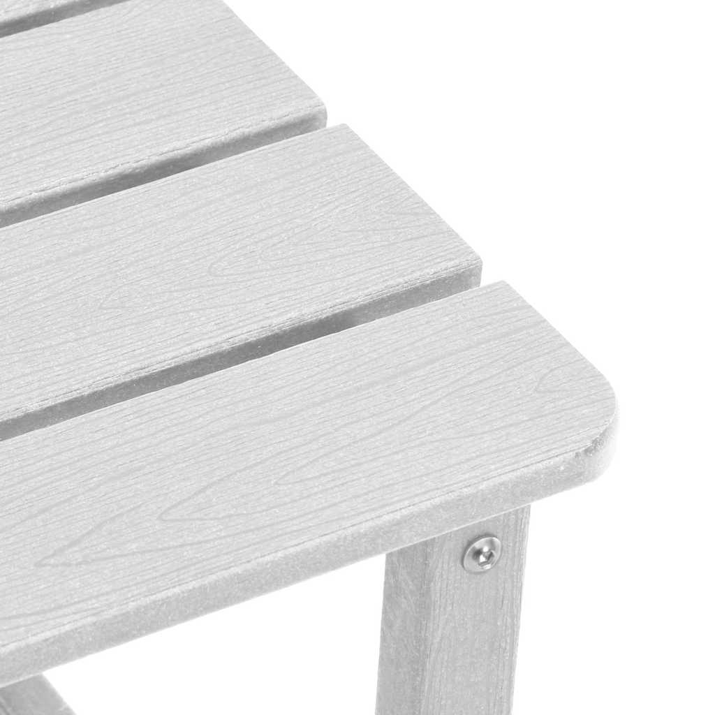 Schaukelstuhl 3 pcs Weiß Polyethylen
