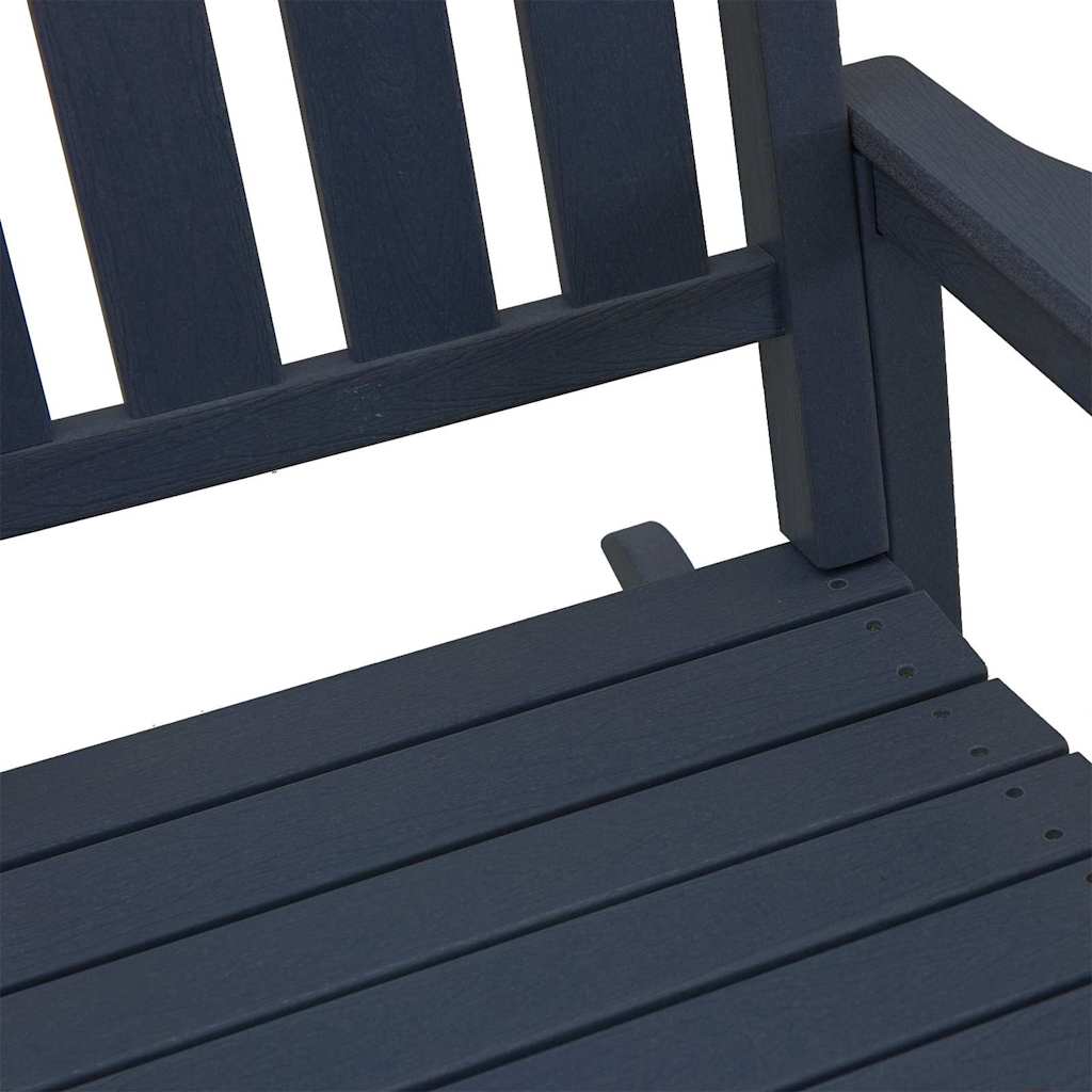Schaukelstuhl 3 pcs Marineblau Polyethylen