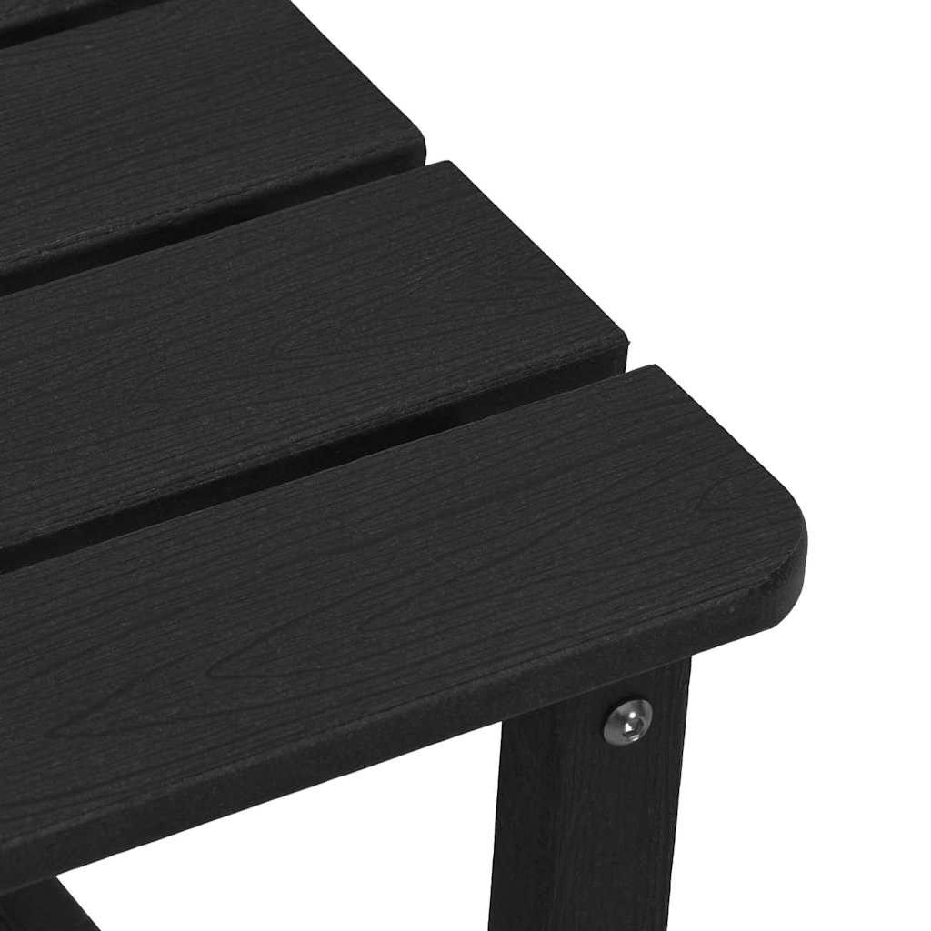 Schaukelstuhl 3 pcs Schwarz Polyethylen