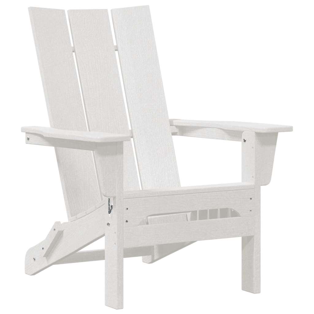 Gartenstuhl 3 pcs Weiß 80,5 x 74,5 x 92 cm Polyethylen