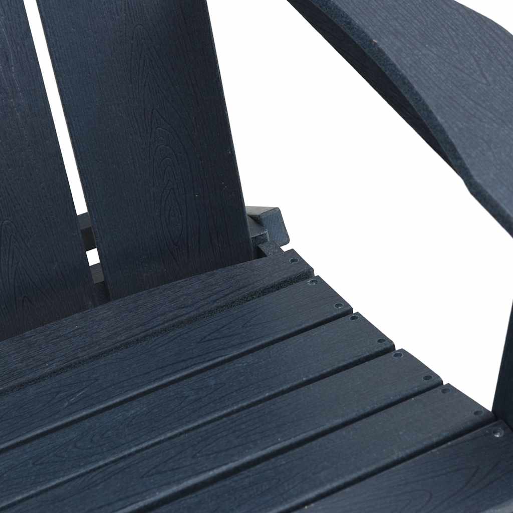 Gartenstuhl 3 pcs Marineblau 80,5 x 74,5 x 92 cm Polyethylen