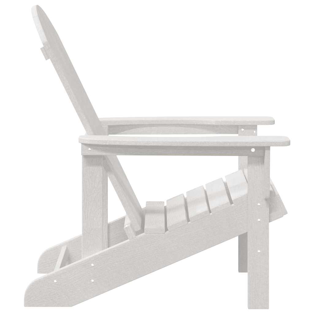 Gartenstuhl 2 pcs Weiß 82 x 74 x 92 cm Polyethylen