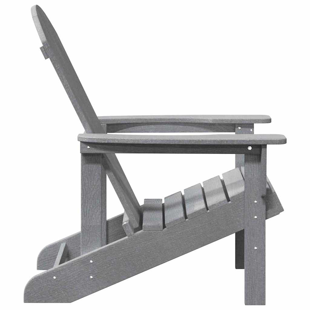 Gartenstuhl 2 pcs Hellgrau 82 x 74 x 92 cm Polyethylen