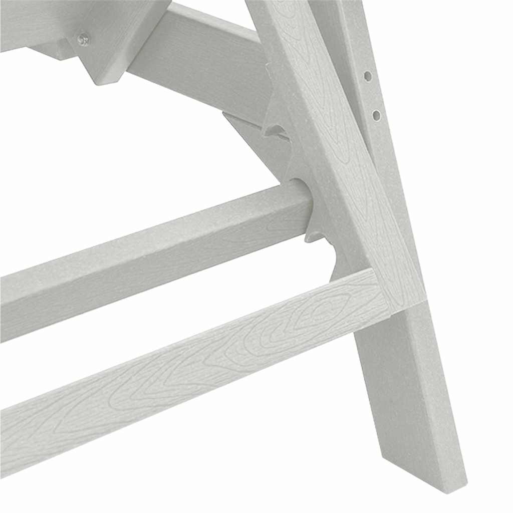 Sonnenliege 2 pcs Weiß 195,5 x 53 x 98,5 cm Polyethylen