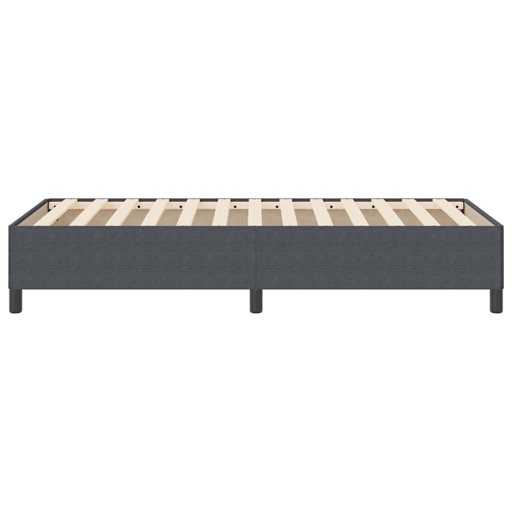 Boxspringbett Dunkelgrau 80 x 200 cm Cordstoff