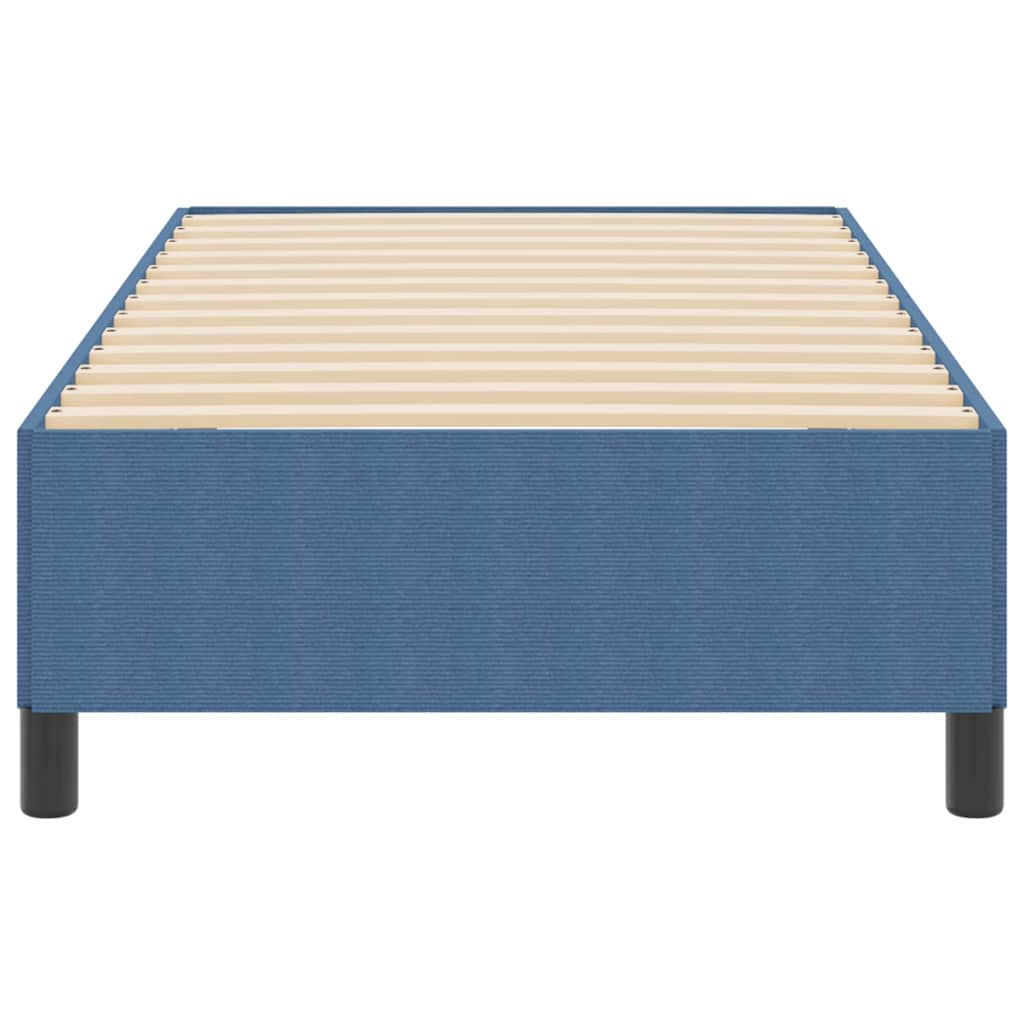 Boxspringbett Blau 80 x 200 cm Cordstoff