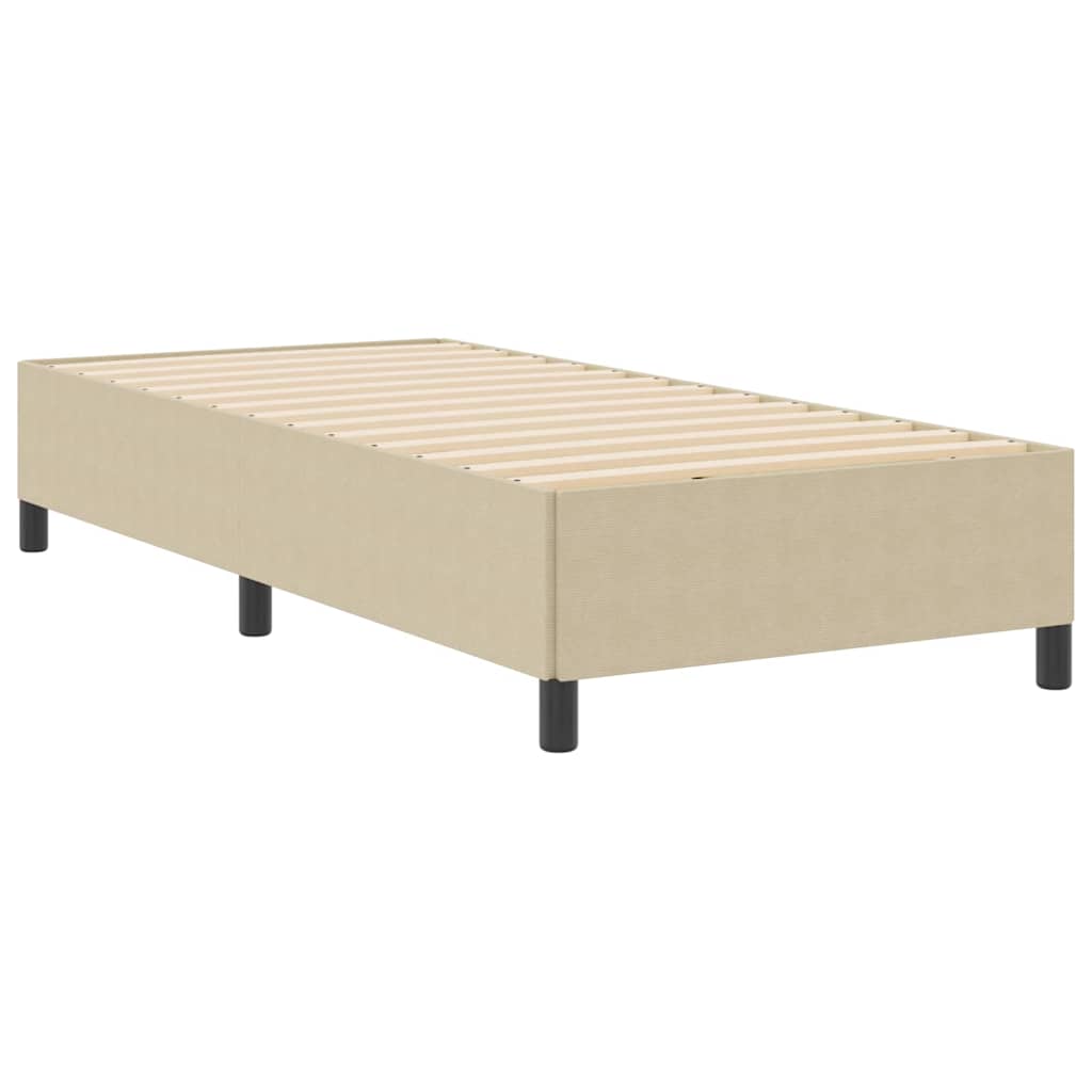Boxspringbett Grau-Grün 80 x 200 cm Cordstoff