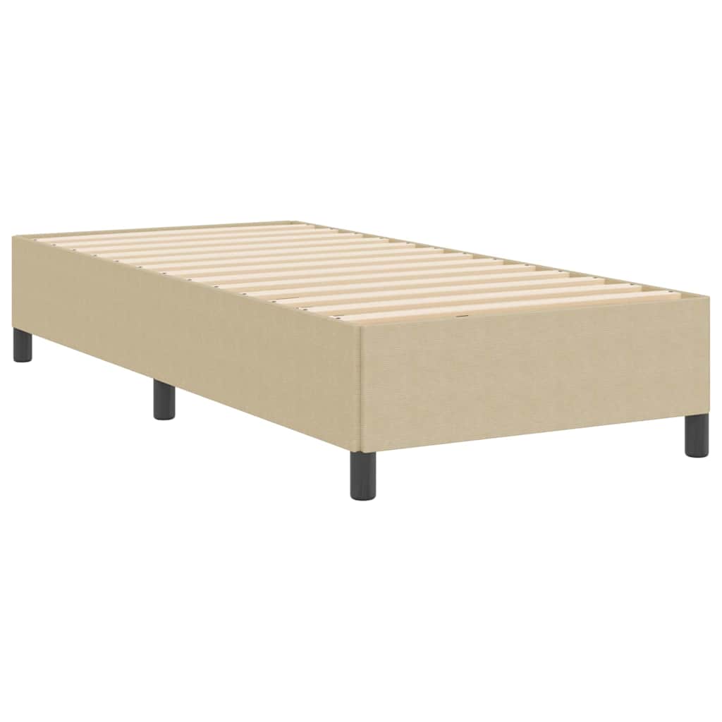 Boxspringbett Grau-Grün 80 x 200 cm Cordstoff