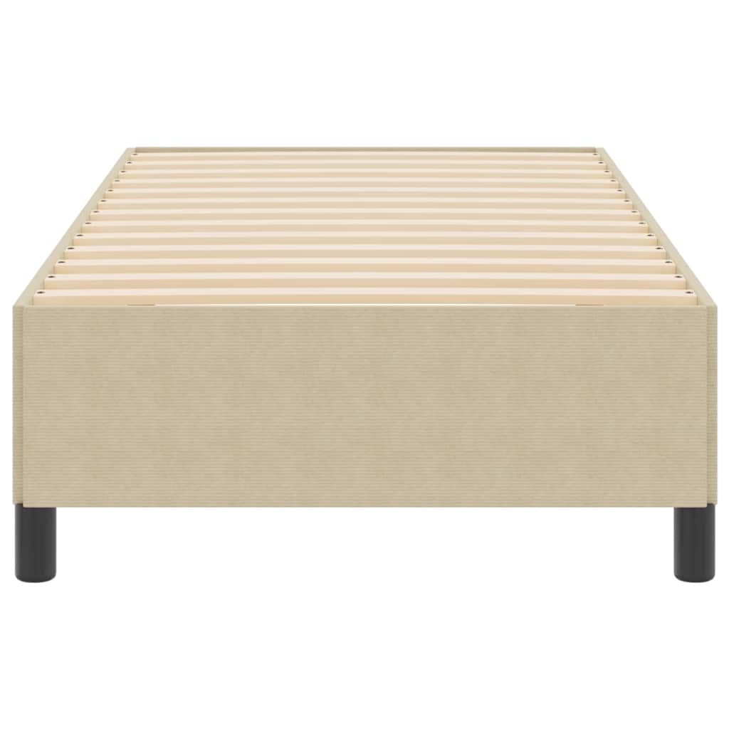 Boxspringbett Grau-Grün 80 x 200 cm Cordstoff