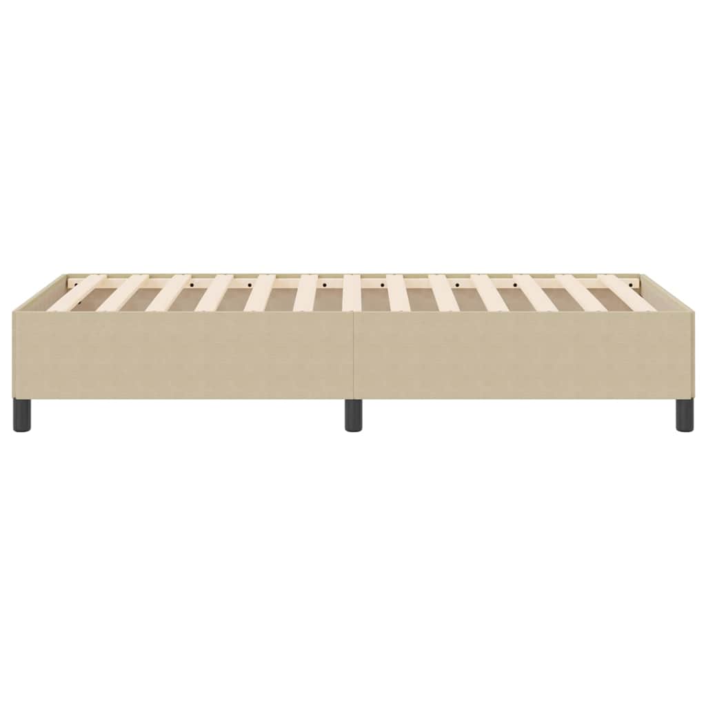 Boxspringbett Grau-Grün 80 x 200 cm Cordstoff