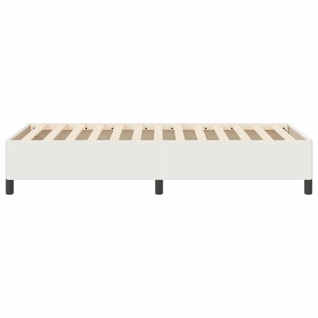 Boxspringbett Creme 100 x 200 cm Cordstoff