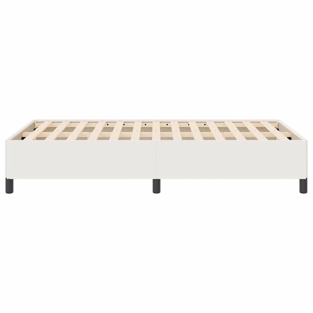 Boxspringbett Creme 120 x 190 cm Cordstoff