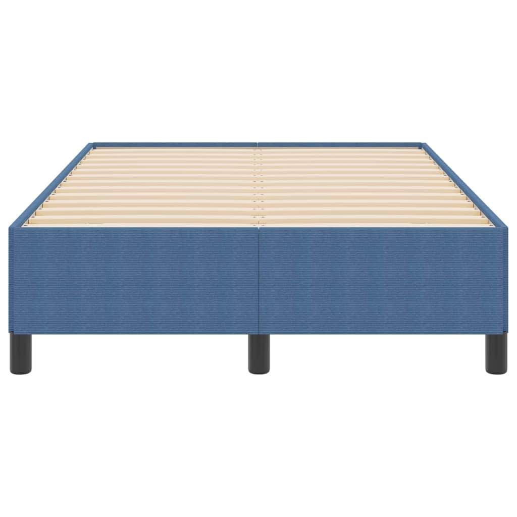 Boxspringbett Blau 120 x 200 cm Cordstoff