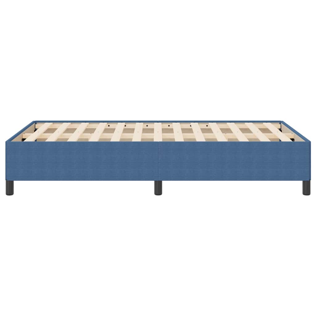 Boxspringbett Blau 120 x 200 cm Cordstoff