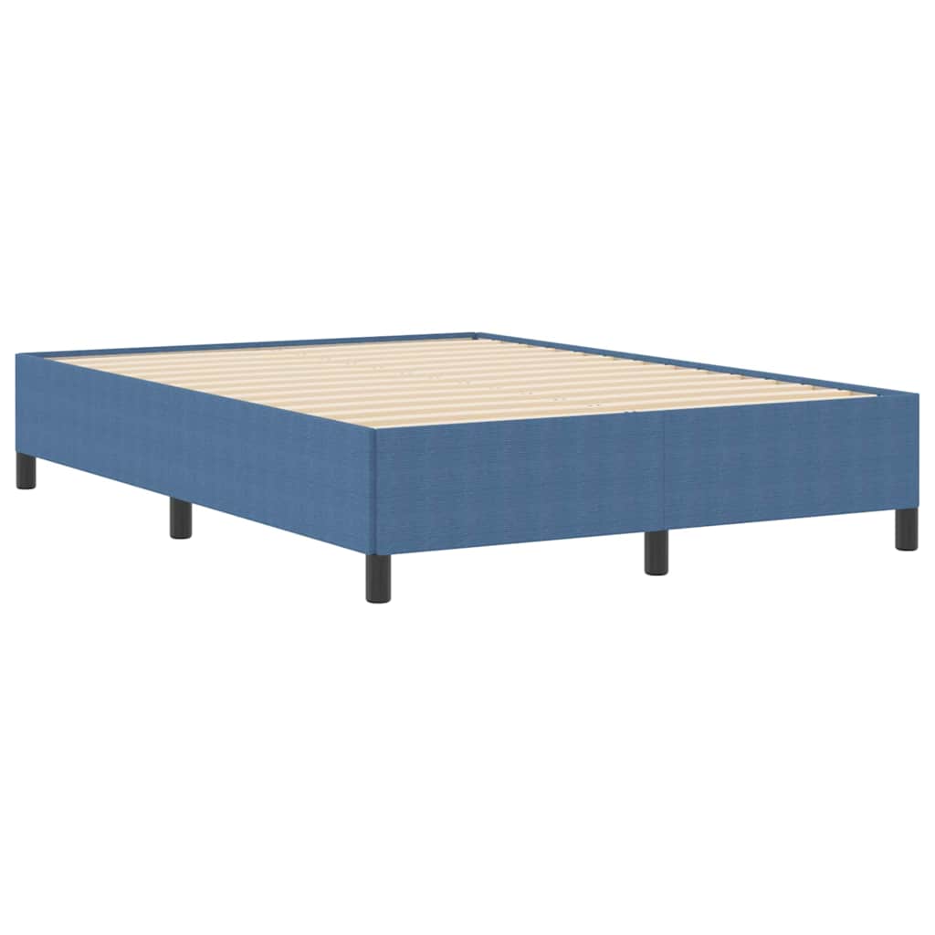 Boxspringbett Blau 160 x 200 cm Cordstoff