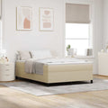 Boxspringbett Grau-Grün 160 x 200 cm Cordstoff