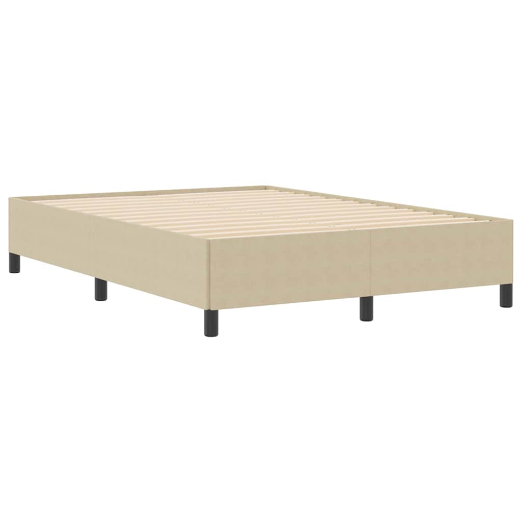 Boxspringbett Grau-Grün 160 x 200 cm Cordstoff