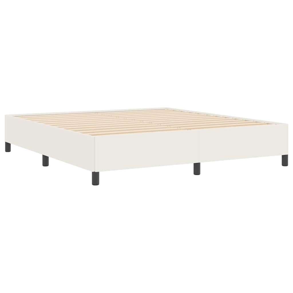 Boxspringbett Creme 180 x 200 cm Cordstoff