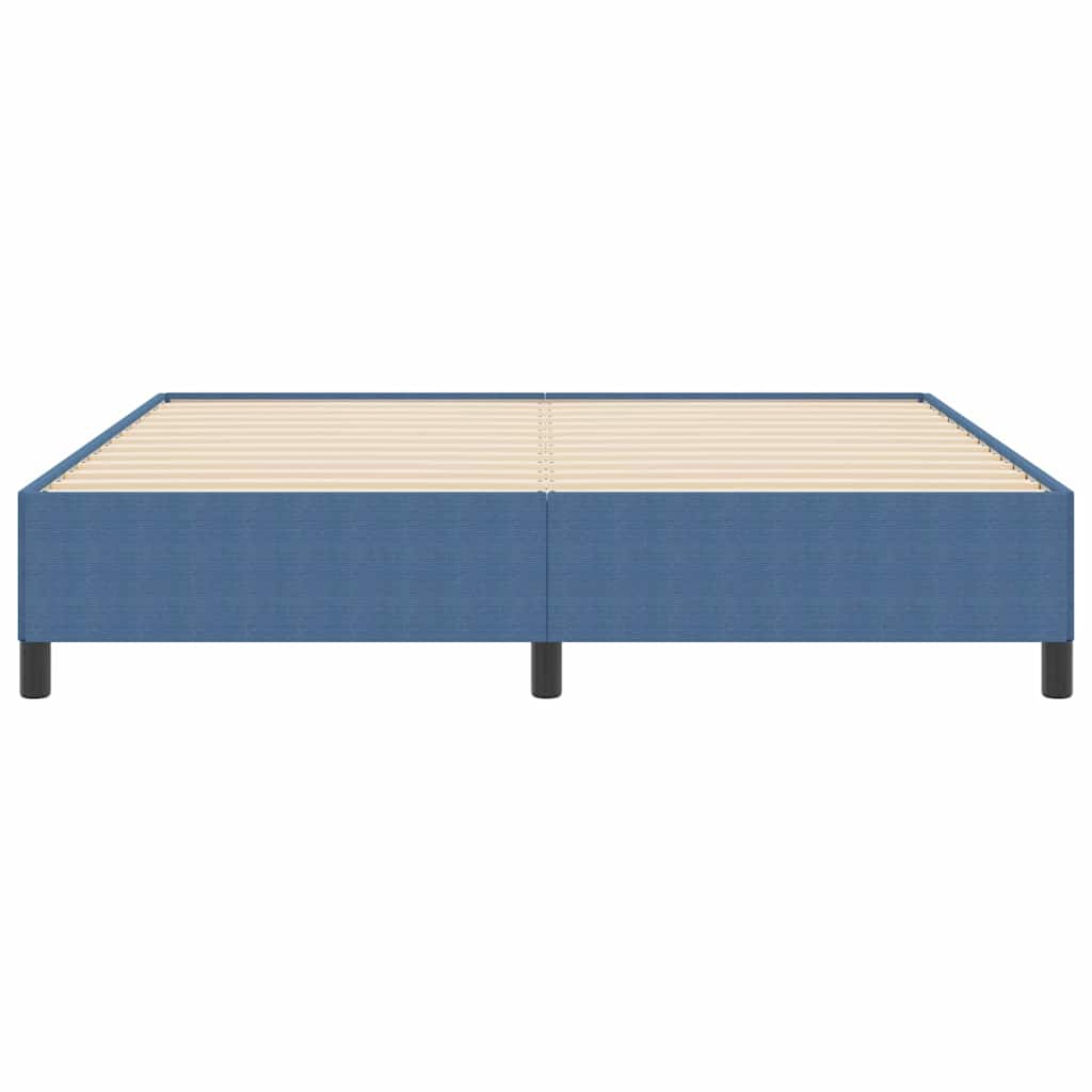 Boxspringbett Blau 180 x 200 cm Cordstoff