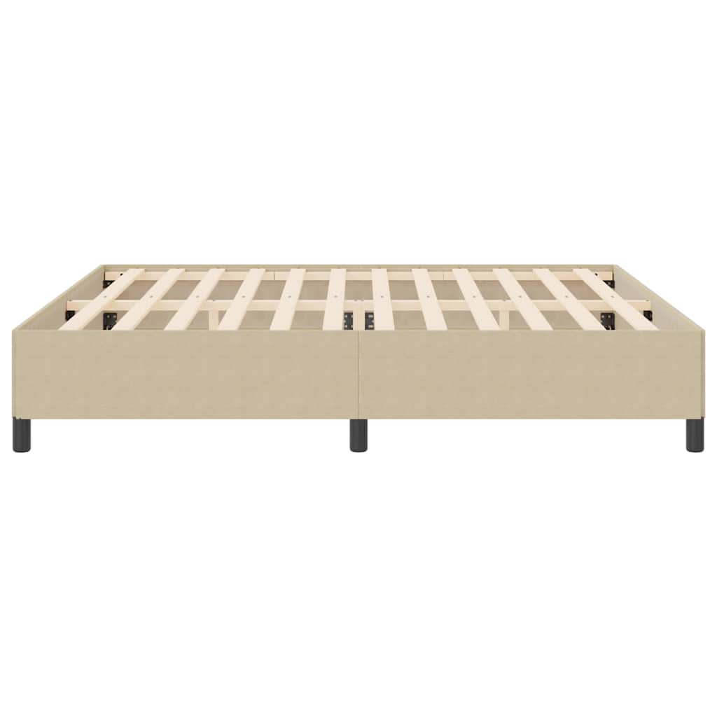 Boxspringbett Grau-Grün 200 x 200 cm Cordstoff