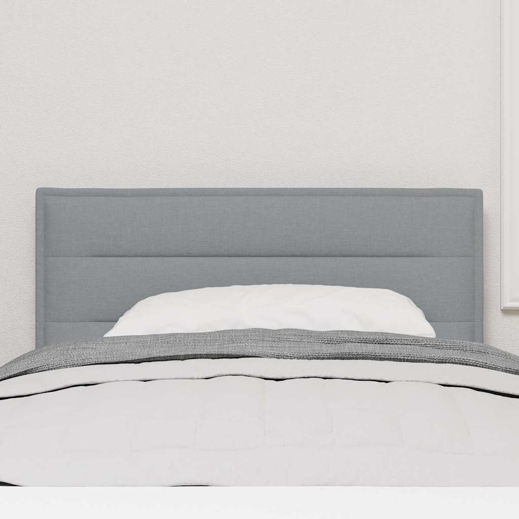 Kopfteil Hellgrau 80 cm Stoff