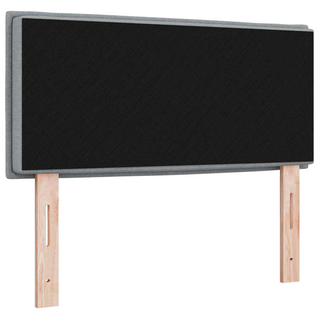 Kopfteil Hellgrau 80 cm Stoff