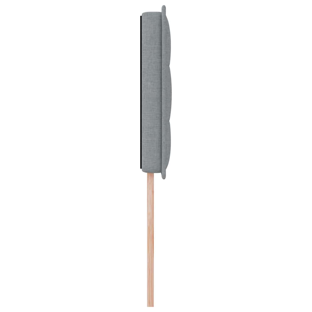 Kopfteil Hellgrau 80 cm Stoff