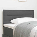 Kopfteil Dunkelgrau 80 cm Stoff