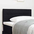 Kopfteil Schwarz 80 cm Stoff