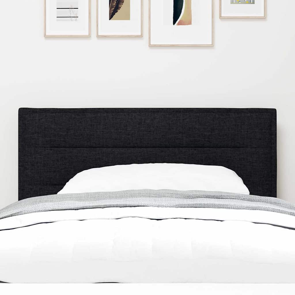 Kopfteil Schwarz 80 cm Stoff