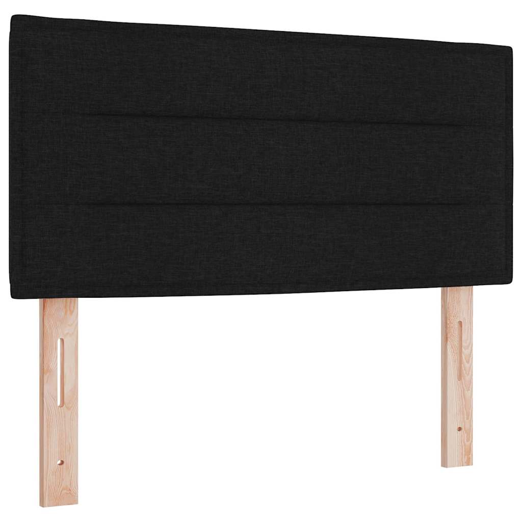 Kopfteil Schwarz 80 cm Stoff