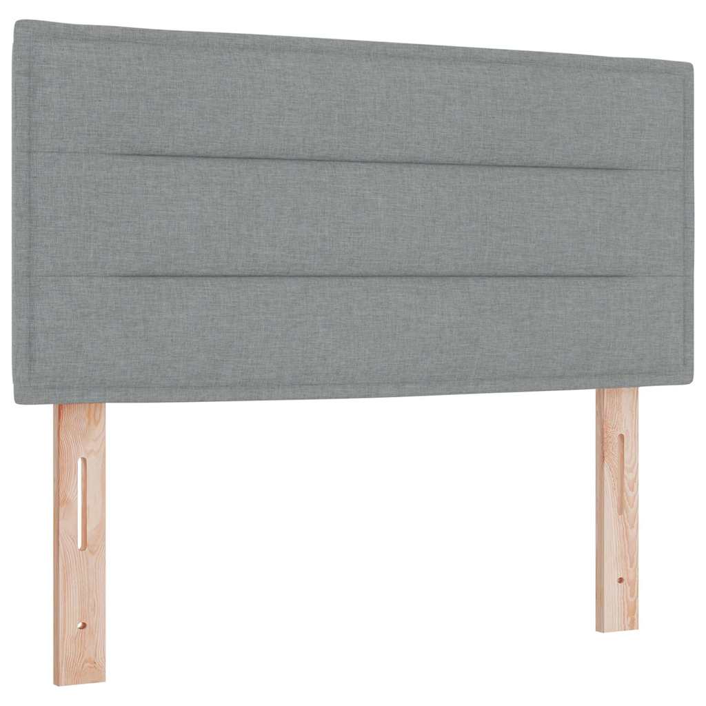 Kopfteil Hellgrau 90 cm Stoff