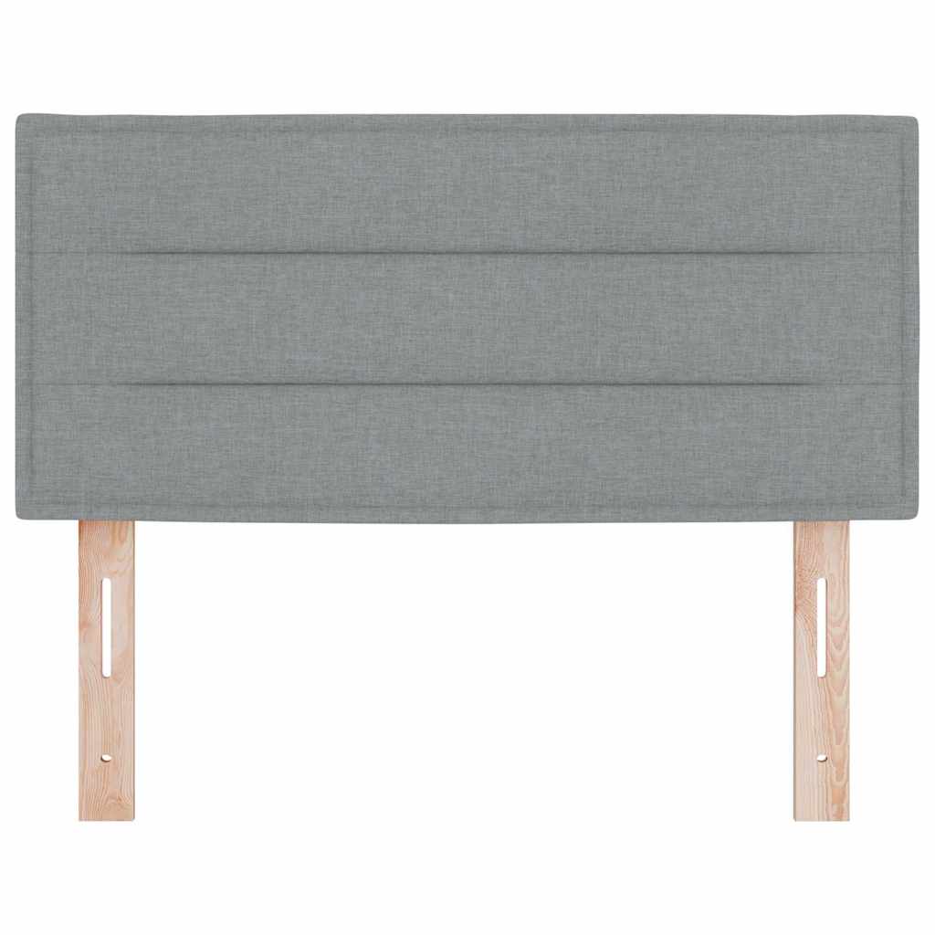 Kopfteil Hellgrau 90 cm Stoff