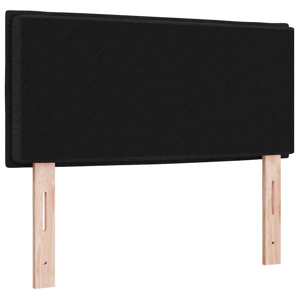 Kopfteil Schwarz 90 cm Stoff