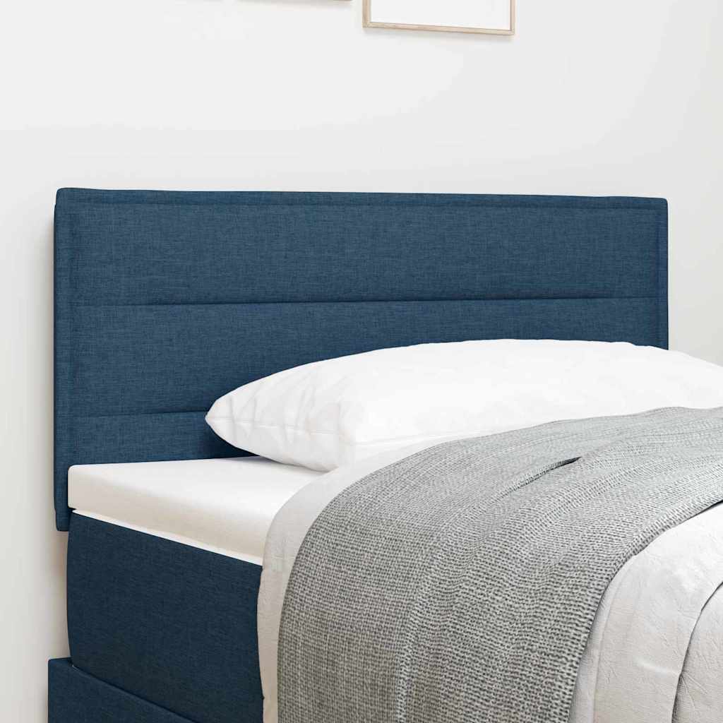 Kopfteil Blau 90 cm Stoff