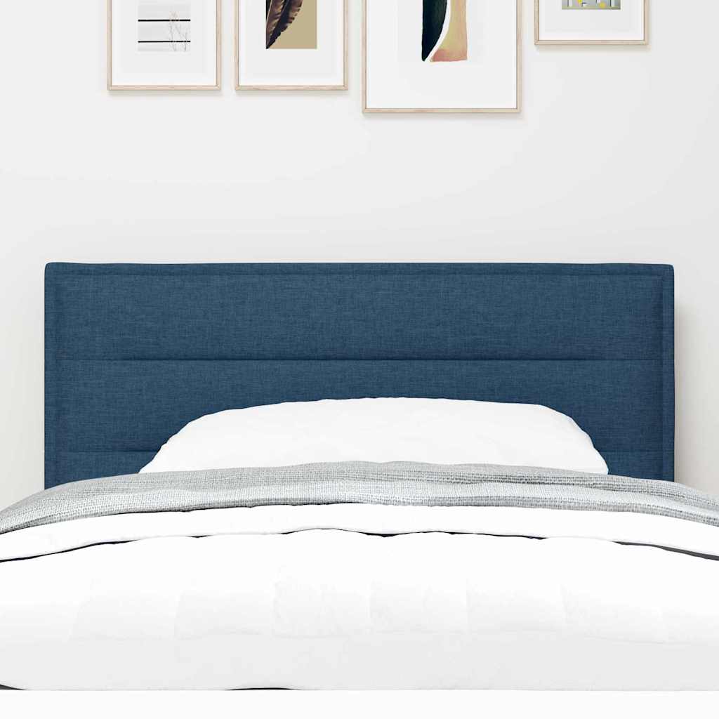 Kopfteil Blau 90 cm Stoff