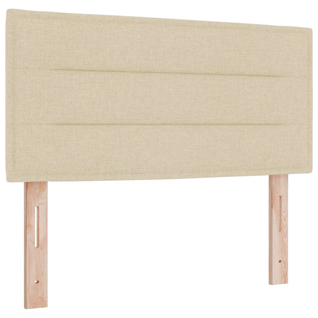 Kopfteil Creme 100 cm Stoff