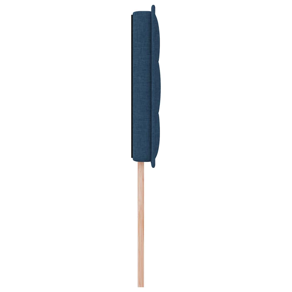 Kopfteil Blau 100 cm Stoff