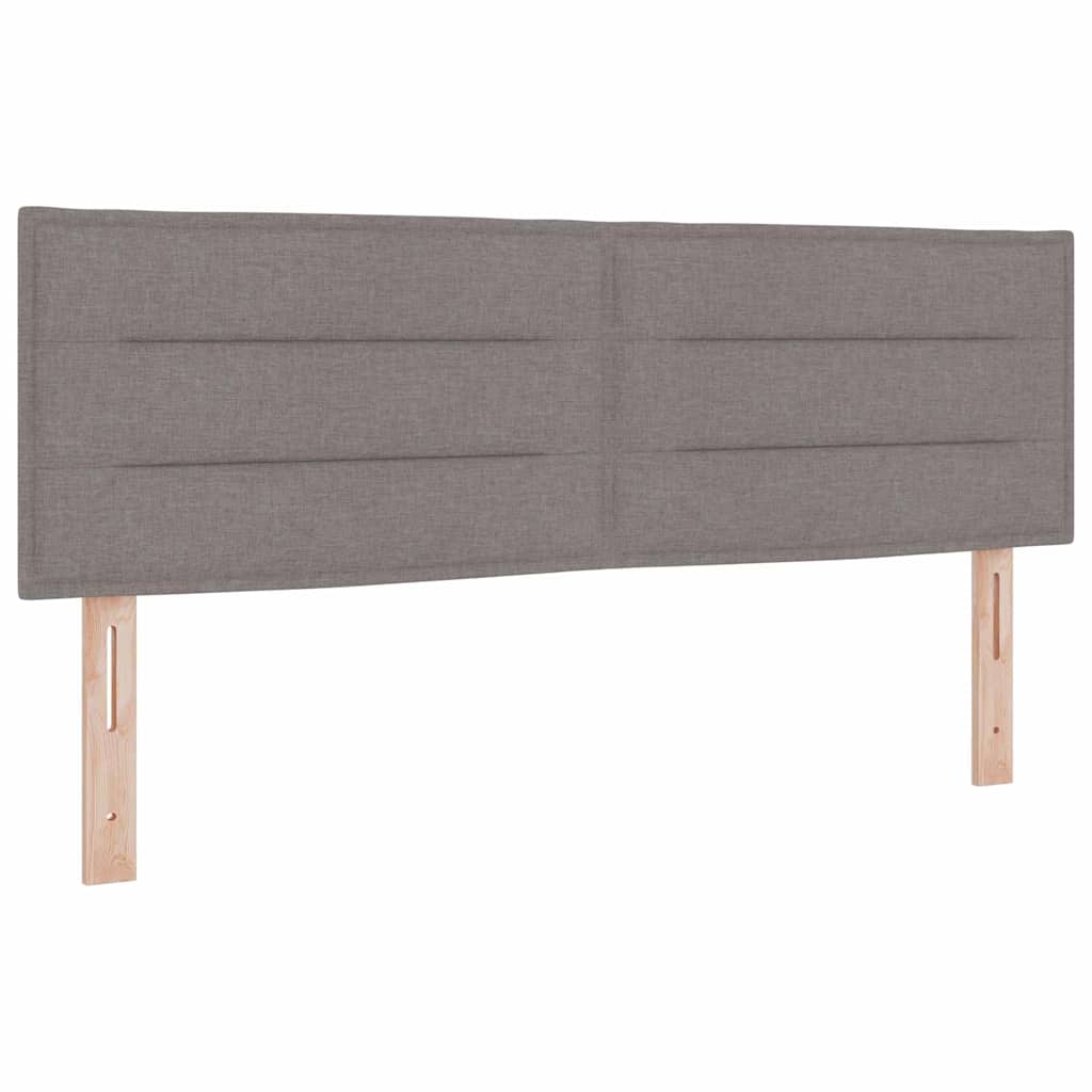 Kopfteil Taupe 144 cm Stoff