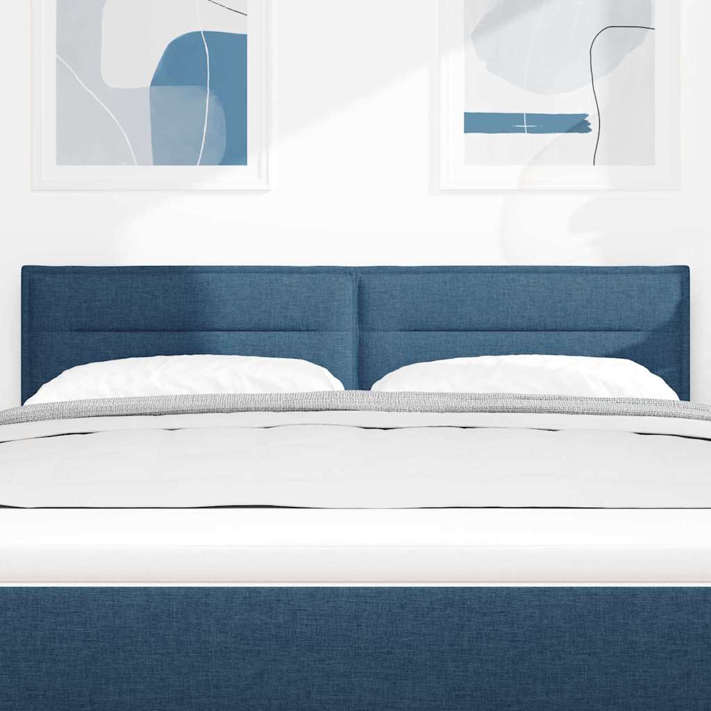 Kopfteil Blau 144 cm Stoff