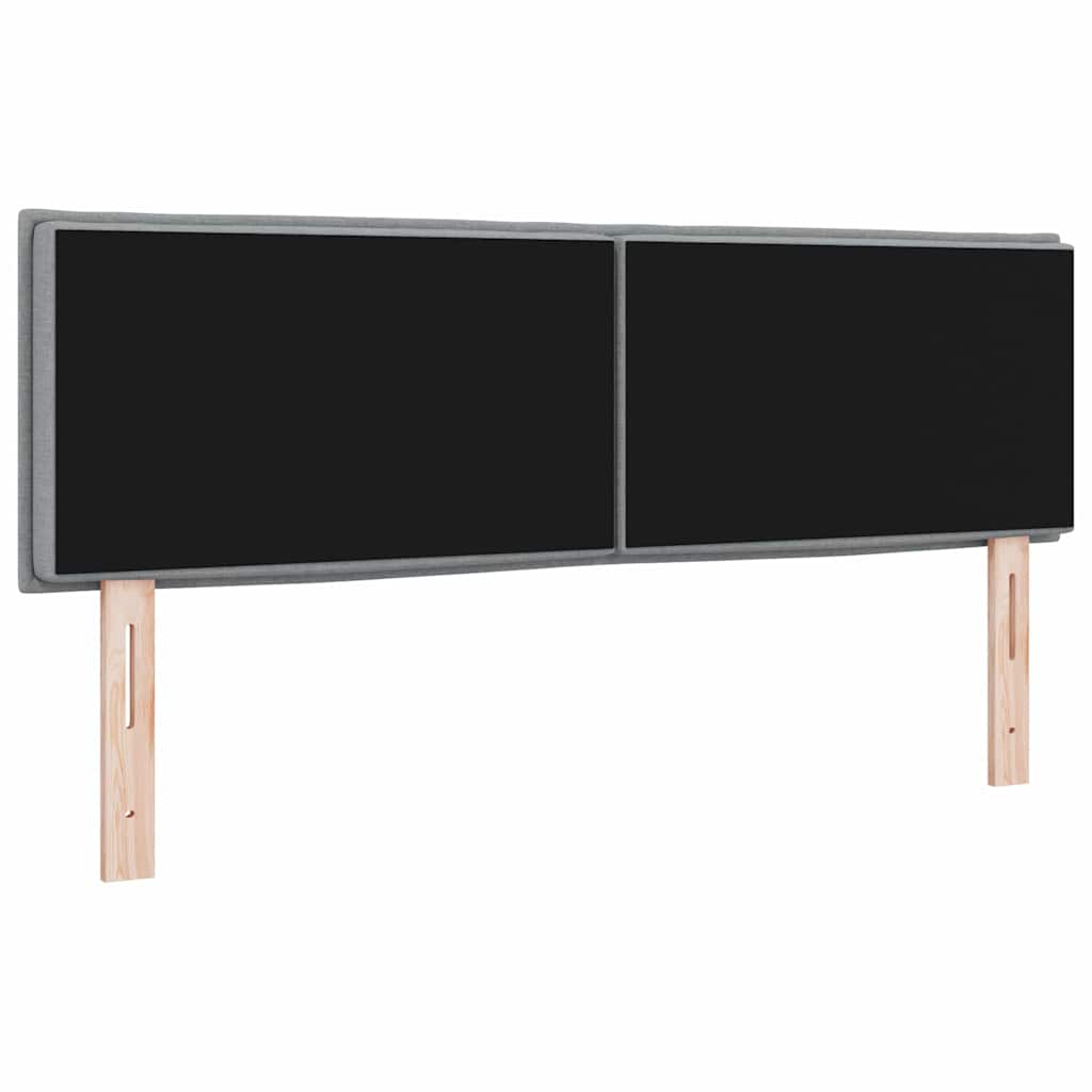 Kopfteil Hellgrau 160 cm Stoff