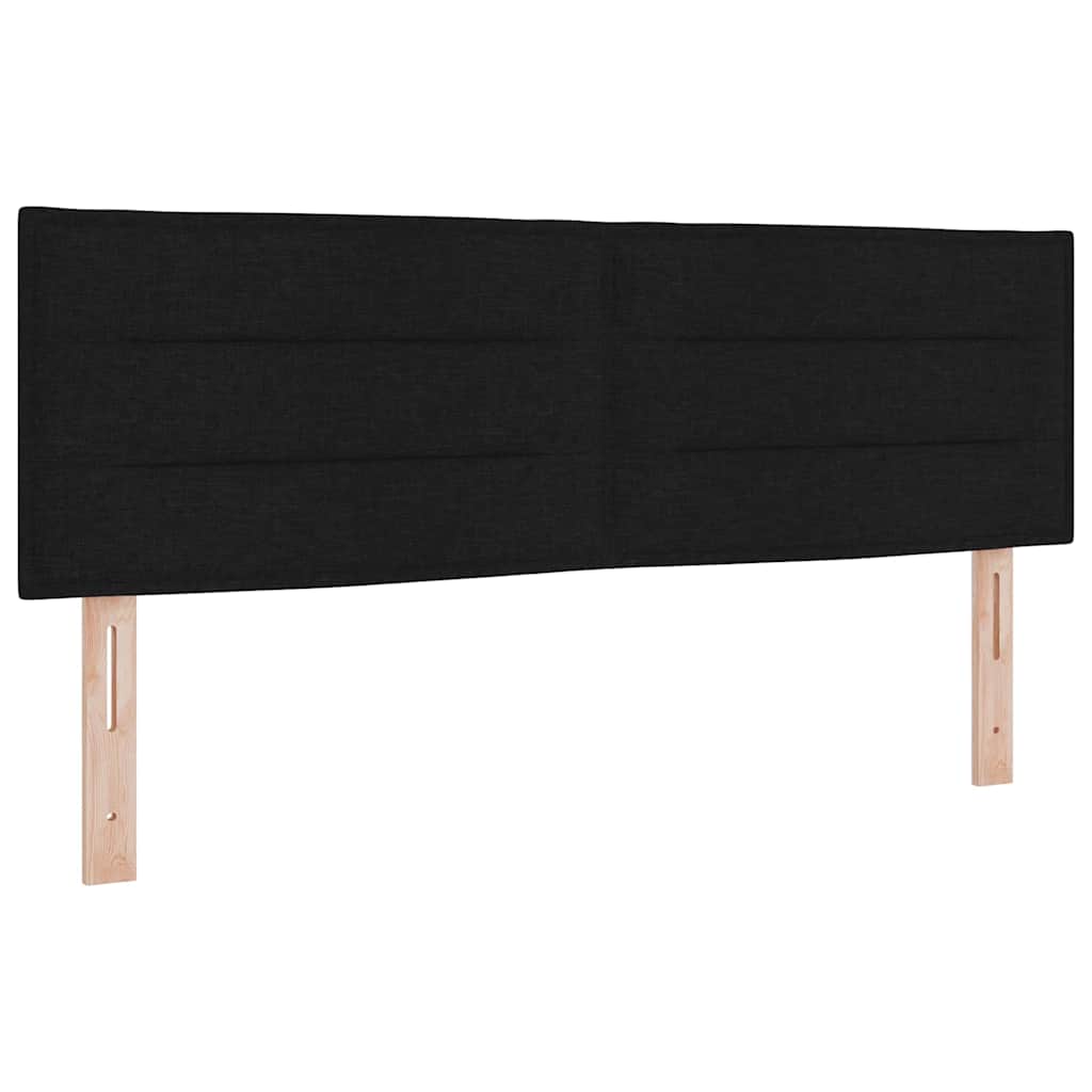 Kopfteil Schwarz 160 cm Stoff
