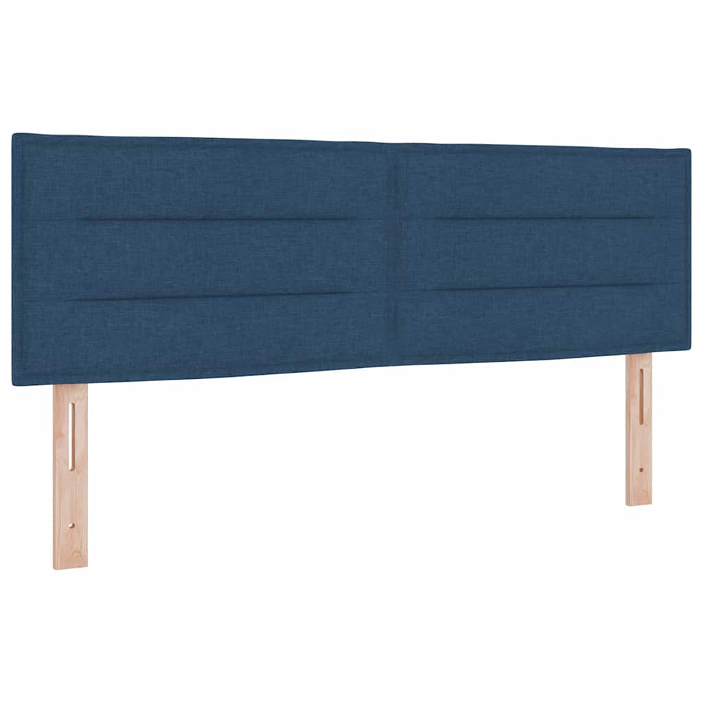 Kopfteil Blau 160 cm Stoff