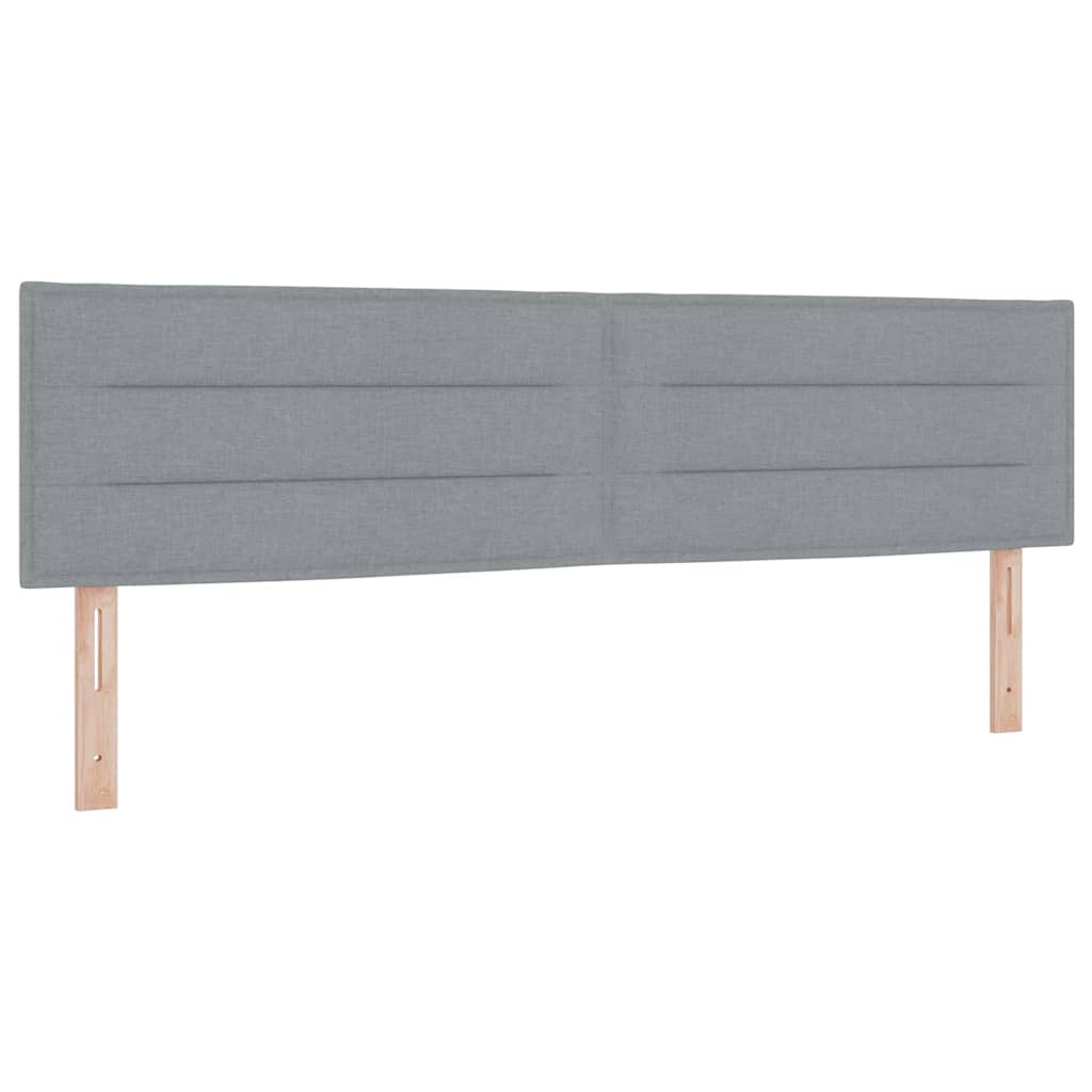 Kopfteil Hellgrau 180 cm Stoff