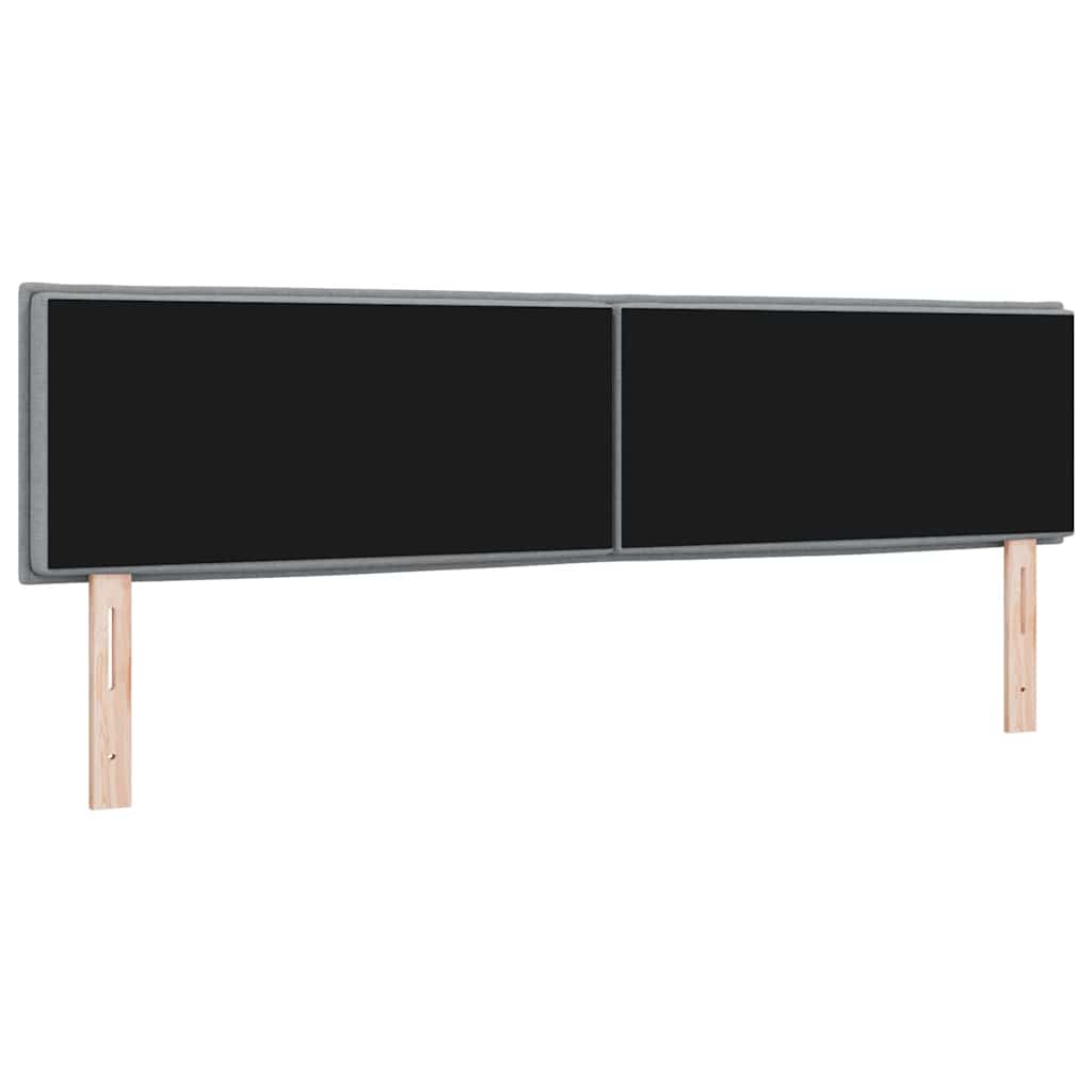 Kopfteil Hellgrau 180 cm Stoff