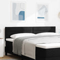Kopfteil Schwarz 180 cm Stoff