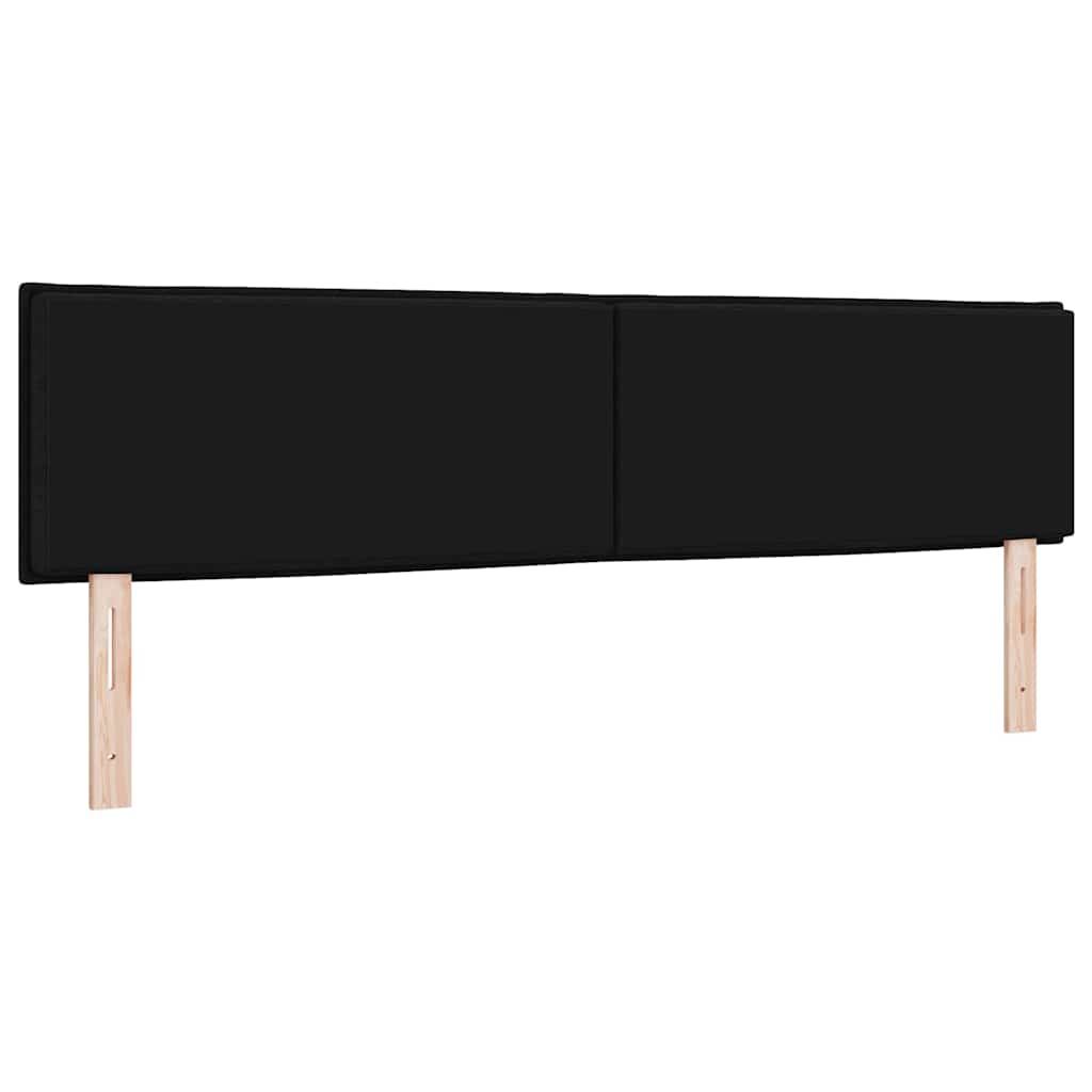 Kopfteil Schwarz 180 cm Stoff