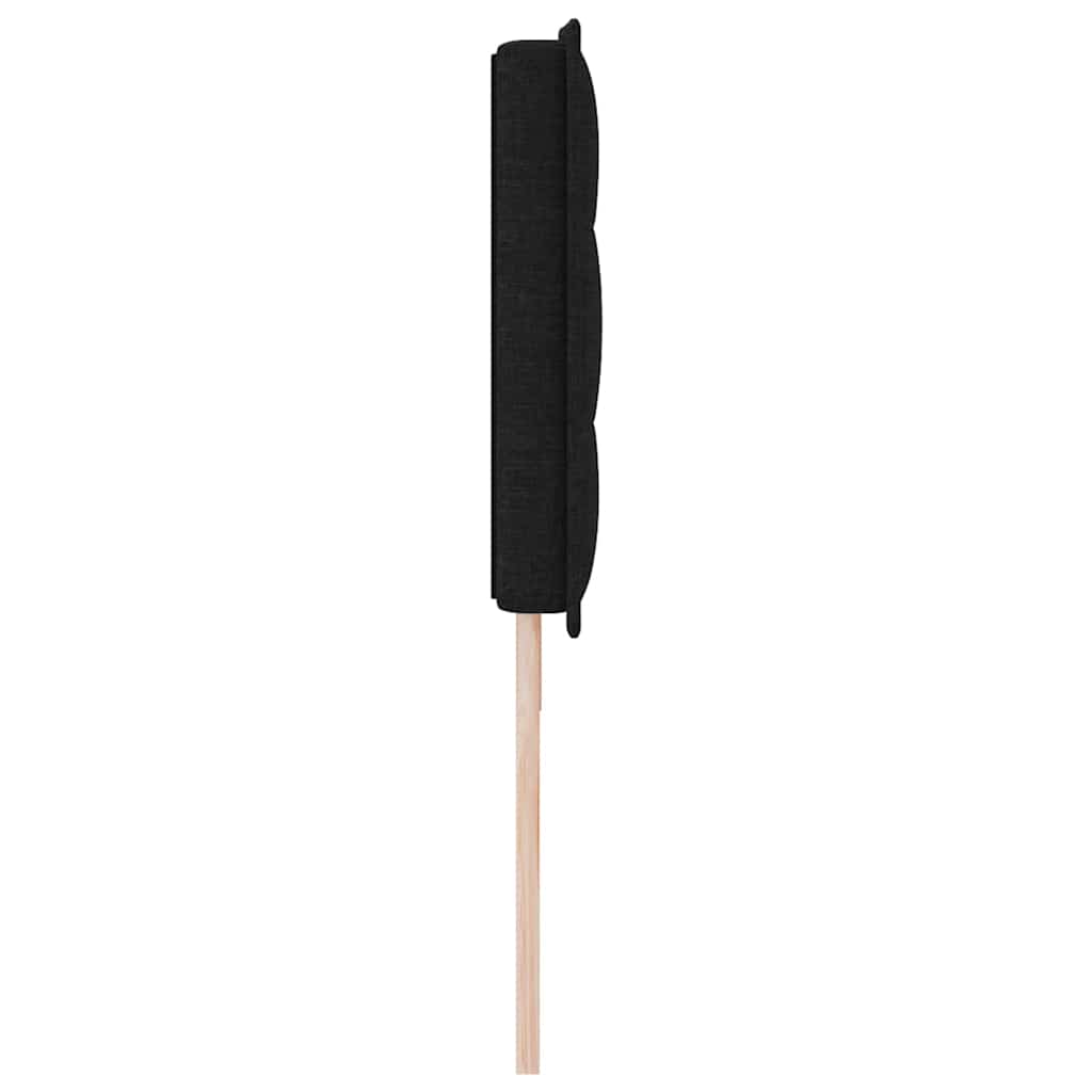 Kopfteil Schwarz 180 cm Stoff